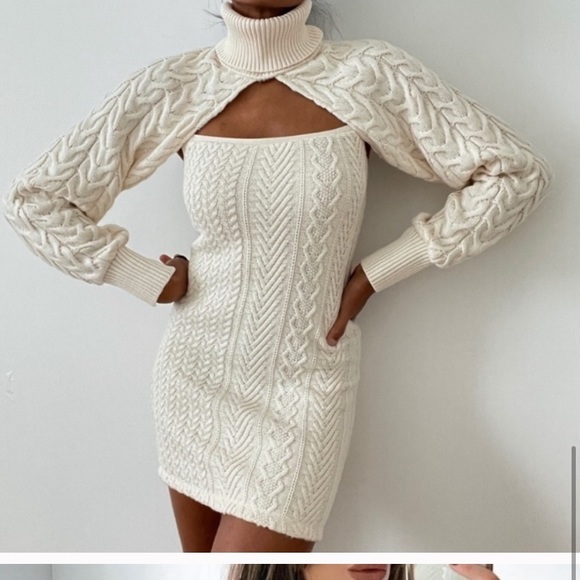 NWT zara turtleneck arm sweater - Picture 1 of 6